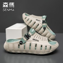 森馬 森马 男士厚底洞洞鞋 MX88139