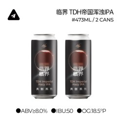 纸飞机酿造 临界TDH帝国浑浊IPA 国产纸飞机强酒花473ML 临界TDH帝国浑浊IPA--装 2罐