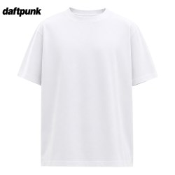 DAFTPUNK 莱赛尔棉凉感7A抗菌短袖t恤男女款重磅天丝半袖夏季冰丝正肩上衣