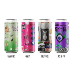 纸飞机酿造 纸飞机果泥桃波酸艾尔精酿啤473ml 纸飞机四款果泥组合
