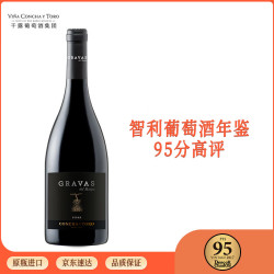 干露 嘉洛仕西拉干红葡萄酒750ml单支 智利进口红酒