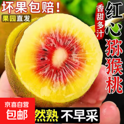 红心猕猴桃  10枚装  单果70g+