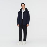 波司登 冬羽绒裤男百搭直筒裤舒适保暖外穿长裤B30145147 黑色8056 175/74A体重约130-140斤