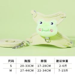 猫咪牵引绳防挣脱可调节胸背带