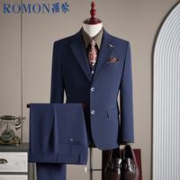 罗蒙 男士商务职业正装西服套装 货号M