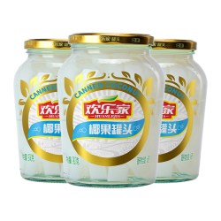 欢乐家 中国大陆水果罐头 900g*3瓶