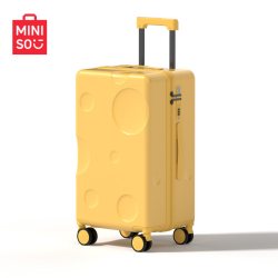 名创优品 芝士行李箱2025女奶酪大容量加厚旅行箱拉杆箱子