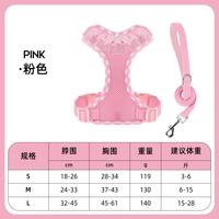 赫本风蕾丝狗狗牵引胸背带