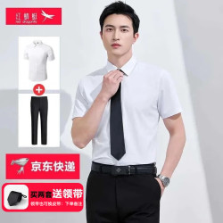 红蜻蜓 衬衫西裤套装男商务正装两件套上班面试毕业答辩职业装伴郎服