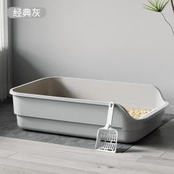 特大猫砂盆超大开放半封闭