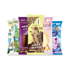 蒙牛 随变香草纯脆草莓香芋混合装冰淇淋 共45支
