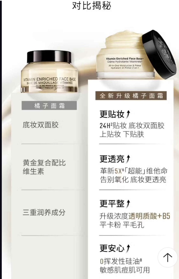 值友专享、新品发售:芭比波朗 「全新升级」妆前橘子面霜50ml 赠同款15ml+化妆包+手持镜