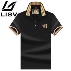 轻奢高端品牌保罗POLO衫男短袖2026夏季新款时尚休闲百搭翻领T恤 黑色 XL 建议140-160斤