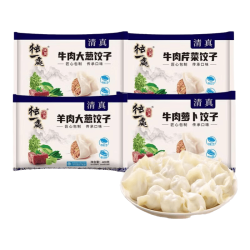 润昊独一处 蒸饺饺子 混合口味400g*6袋