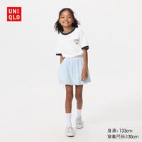 优衣库 女童针织迷你裙裤