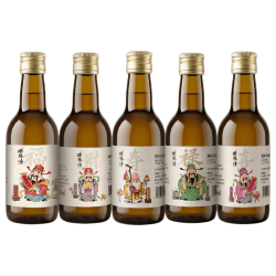 德胜清 纯米大吟酿清酒 福禄寿喜财 240ml 单瓶装