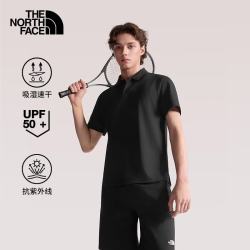 北面 Polo衫男短袖户外防晒T恤舒适速干透气父亲节礼物26春夏新品