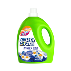 绿伞 去污超人洗衣液 3kg 馨香原野