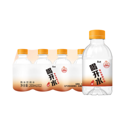 康师傅 喝开水200ml*12瓶 熟水饮用水 口袋水 瓶装水办公会议整箱装