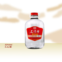 石湾 酒厂集团 石湾53度浸泡药材酒5.1L 大瓶白酒 53%vol 5.1L 1坛