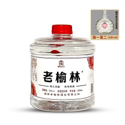老榆林 苦荞酒纯粮清香型白酒 52度 2500mL 1桶