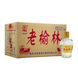 老榆林 陕西地方特产白酒老榆林  50度 240mL 12瓶 老榆林小酒版