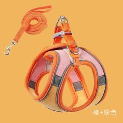 猫咪反光透气胸背带