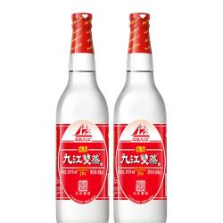 九江双蒸 酒广东炒菜米酒纯粮白酒九江粮食酒浸泡酒青梅果酒 29.5度 610mL 2瓶 *（佳品九江）