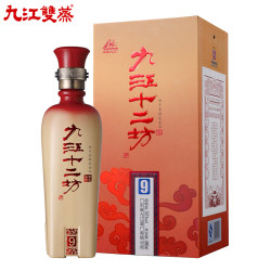 九江双蒸 九江十二坊酒 米香型白酒 52度480ml*1瓶