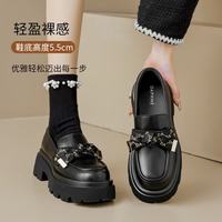 达芙妮 乐福鞋女英伦
