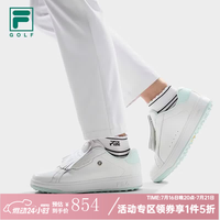 FILA 殷若宁同款软钉高尔夫球鞋女鞋BOA运动鞋综训鞋高尔夫鞋-五折 明亮白-BW 38