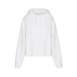 alexanderwang ALEXANDER WANG 亚历山大王女式简约气质休闲薄绒连帽卫衣