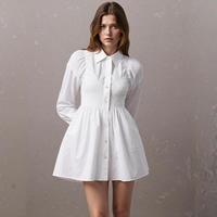 alexanderwang ALEXANDER WANG 亚历山大王 女式简约气质束腰衬衫裙