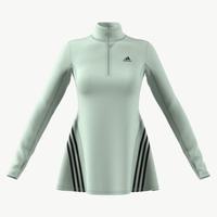 adidas 时尚简约三条纹 连衣裙 女款