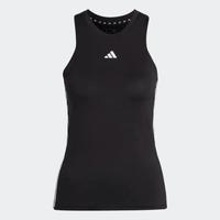 adidas 女款印花条纹圆领无袖背心