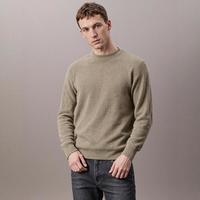 限尺码：Massimo Dutti 男式简约休闲舒适百搭圆领针织衫