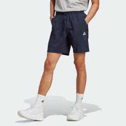 adidas 纯色Logo标识系带直筒运动短裤 男款