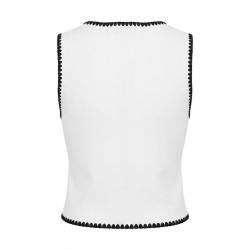 ZARA 女士基础款百搭圆领休闲舒适针织马甲