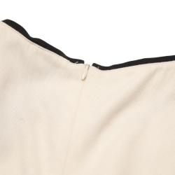 Massimo Dutti 撞色镶边无袖直筒连衣裙