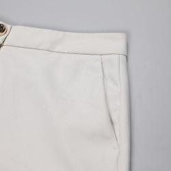 ZARA 轻奢金属圆扣高腰阔腿西裤垂顺面料宽松裤