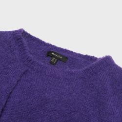 Massimo Dutti 女士宽松绑带圆领针织衫