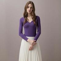 Massimo Dutti 女式简约显瘦日常百搭长袖套头针织衫