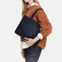 TORY BURCH 徽标光滑饰面 女士托特包