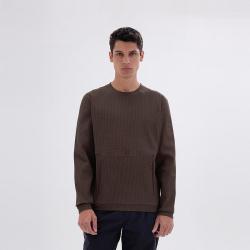 萨洛蒙 户外男款弹力透气徒步登山运动卫衣PULLOVER M