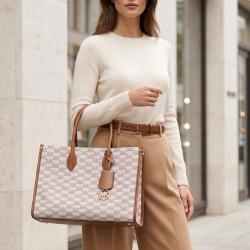 MICHAEL KORS Mirella 字母印花托特包