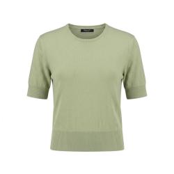 Massimo Dutti 女士时尚潮流纯色简约日常百搭休闲短袖套头衫