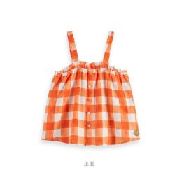 Scotch & Soda SCOTCH&SODA 舒适柔软休闲简约百搭格子儿童背心