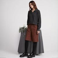 限尺码：alexanderwang ALEXANDER WANG 女式时尚简约休闲含羊毛宽松套头针织衫