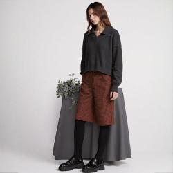 alexanderwang ALEXANDER WANG 女式时尚简约休闲含羊毛宽松套头针织衫