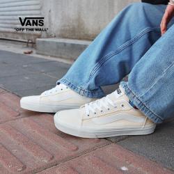 VANS 官方 Vero LS米白流光风轻量复古女鞋帆布鞋